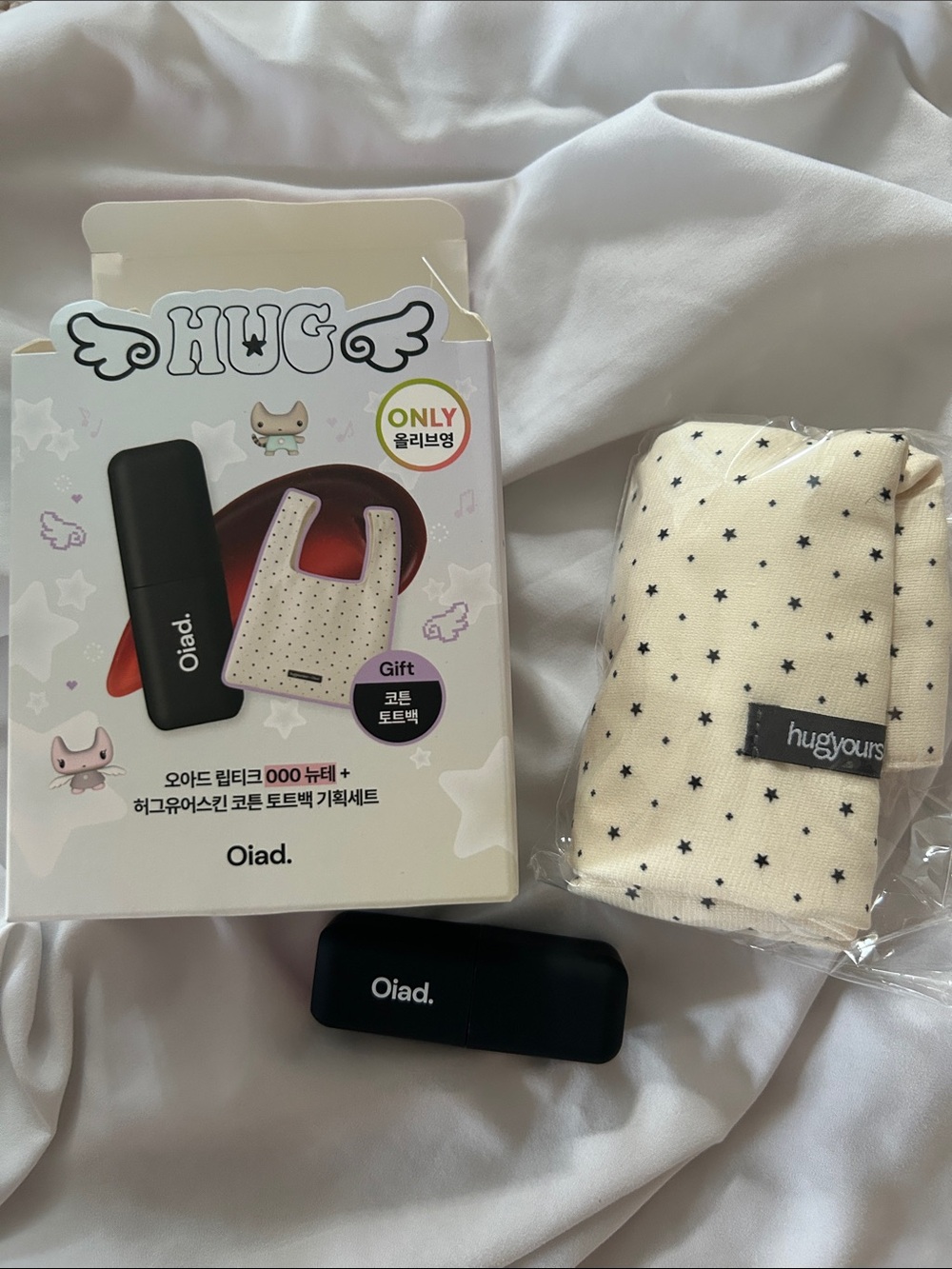 K-beauty) Oiad lip tattoo tint + tote
